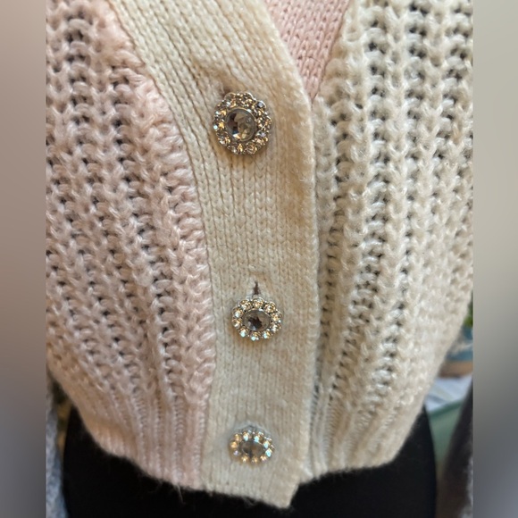 Pastel Colorblock Knit Cardigan Sweater - Picture 10 of 12